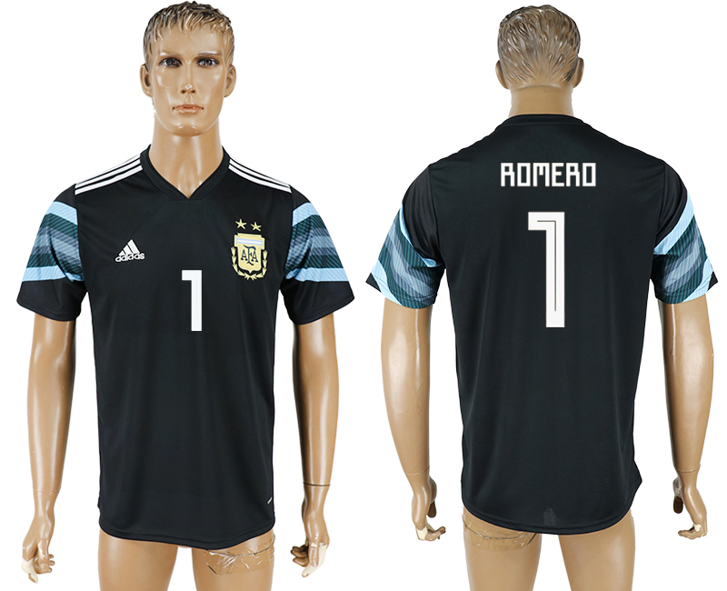 2018 FIFA WORLD CUP ARGENTINA #1 ROMERO maillot de foot
